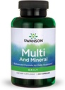 Swanson Multi and Mineral Daily Ανδρικές Πολυβιταμίνες Multimineral Health Supplement 250 Κάψουλες (Caps)