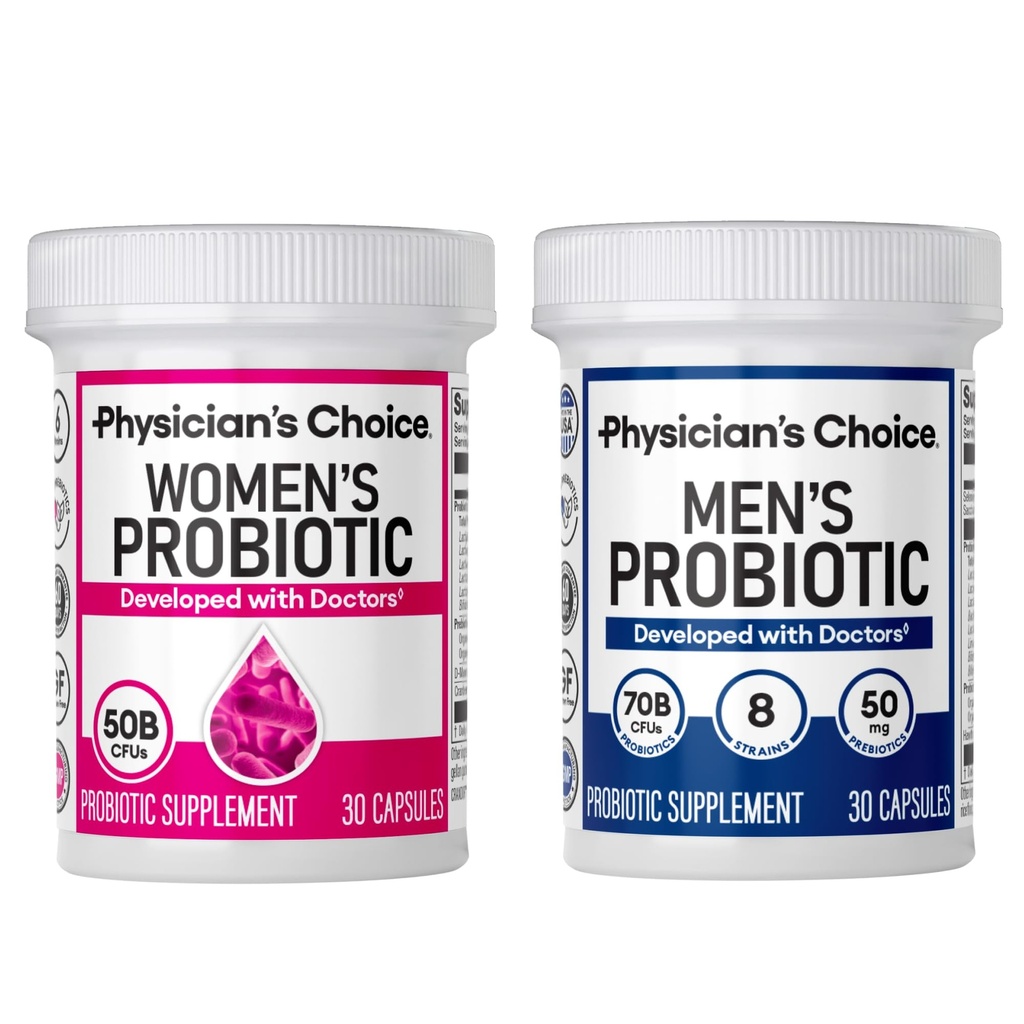 Προβιοτικό του & Hers - Mens Probiotic (30ct) + Γυναικείο Προβιοτικό (30ct)