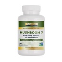 Nature's Lab Mushroom 7 Organic Blend - Benefits The Immune System, Cell Function and Endurance - 90 Capsules (45 Servings)