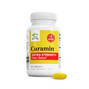 Terry Φυσικά Curamin Extra Strength - Curcumin & Boswellia συμπλήρωμα για την υγιή υποστήριξη της κυκλοφορίας - Turmeric συμπλήρωμα για την υποστήριξη αρθρώσεων, μυϊκή υγεία & παραγωγή ενδορφίνης - 60 δισκία