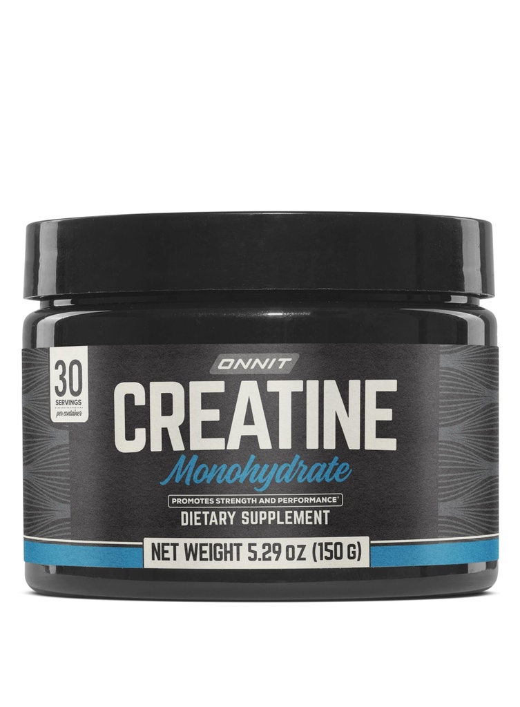 ONNIT Creatine Monohydrate Powder, IGEN(TM) Μη ΓΤΟ Δοκιμάστηκε 5g Premium Creatine για μυϊκή δύναμη, δύναμη και μυϊκή μάζα, υποστηρίζει την υγεία του εγκεφάλου, εγκεφαλική κυτταρίτιδα ενέργεια, χωρίς άρωμα, 30 υπηρεσίες, 5.29 oz