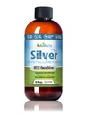 NutriNoche Colloyal Silver Liquid - Premium Silver for Immune Support - Organic Plata Coloidal para Tomar - 99,99% Ultra Pure Nano Σωματίδια για Βέλτιστη Απορρόφηση - 30 ppm 8 oz