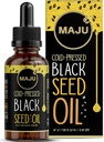Maju Superfoods Black Seed Oil - 3 φορές TQ, κρύο-Pressed, Travel Size, 100% Turkish Black Cumin Seed Oil, υγρό καθαρό μαύρο σπόρο, γυάλινο μπουκάλι, 2 Oz