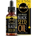 Maju Superfoods Black Seed Oil - 3 Times TQ, Cold-Pressed, Travel Size, 100% Turkish Black Cumin Seed Oil, Liquid Pure Blackseed, Glass Bottle, 2 Oz