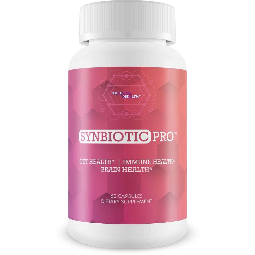Synbiotic Pro - Best Daily Synbiotic Probiotics & Prebiotic - Υγεία των ούρων - GI Synbiotics Probiotics - Pro Synbiotic Probiotic Plus Prebiotic & Immune Support Vitamins - Synbiotics for Women & Men
