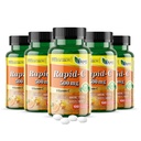 America Medic & Science Rapid-C 500mg συμπλήρωμα βιταμίνης C 500 δισκία (5 συσκευασία των 100 δισκίων) Καθημερινή υποστήριξη ανοσοποιητικού συστήματος, Αντιοξειδωτικό 