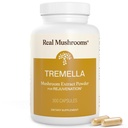 Real Mushrooms Tremella Mushroom Κάψουλες – Βιολογικό εκχύλισμα Tremella από φρουτώδη σώματα – Vegan, Non-GMO, No Fillers – για καθημερινή ρουτίνα ευεξίας – 300 Count Mushroom Blend Συμπληρώματα