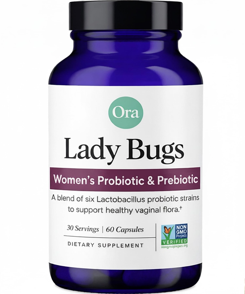 Organic Organic Prebiotics and Probiotics for Women - Lactobacillus for Vaginal Health & Candida Support, Περιέχει 16 δισεκατομμύρια CFU, 6 στεφάνες - 1 μήνα προσφοράς, 60 Vegan Probiotic Κάψουλες