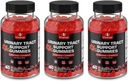 Δυναμικό Cranberry Gummies 1500mg με D Mannose - ούρα Φυλλαδική Υγεία για γυναίκες και άνδρες, ούρα Flush & Bladder Fast-Active Υποστήριξη Συμπληρώματα με Hibiscus σκόνη, 180 Count