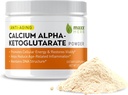 Maxx Herb Calcium AKG, Pure Calcium Alpha - Ketoglutarate Powder (Ca-AKG), για Ενέργεια, Ζωτικότητα, Διανοητική Εστίαση, Καθαρότητα & Δομή DNA, Μη ΓΤΟ & Χωρίς Γλουτένη - 100 Gram Jar (67 Servings)