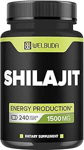 1500mg Shilajit Κάψουλες Εκχύλισμα 5:1 - ανοσοποιητικό σύστημα, παραγωγή ενέργειας, υγεία του εγκεφάλου και γενική υποστήριξη ευεξίας - 240 κάψουλες