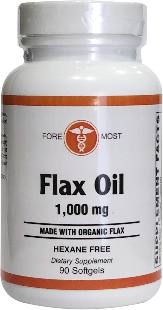 Λάδι λιναριού, 1000mg, 90 Softgels