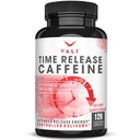 VALI Time Release Καφεΐνη 100mg Κάψουλες- Smart Slow Release for Extended Energy & Focus. Brain Booster Active Performance, Συναγερμός & σαφήνεια. 120 Κάψουλες Veggie