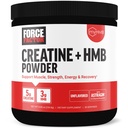 Power Factor Creatine HMB Powder, 5g Creatine Monohydrate + 3g myHMB για μυϊκή ανάπτυξη, δύναμη, ενέργεια & ανάκτηση, με AstraGin για ενισχυμένη απορρόφηση, Unflaved, 30 Υπηρεσίες