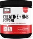 Power Factor Creatine HMB Powder, 5g Creatine Monohydrate + 3g myHMB για μυϊκή ανάπτυξη, δύναμη, ενέργεια & ανάκτηση, με AstraGin για ενισχυμένη απορρόφηση, Unflaved, 30 Υπηρεσίες