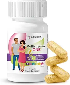 BariatricPal Multivitamin ONE 1 ανά ημέρα! Bariatric Multivitamin Κάψουλα με 45 mg σιδήρου 