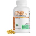Bronson Vitamin B Complex with Vitamin C - Ανοσοποιητική Υγεία, Ενεργειακή Υποστήριξη & Υποστήριξη Νευρικού Συστήματος - Μη ΓΤΟ, 360 Καψάκια Χορτοφαγικής