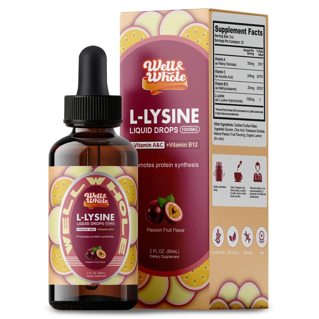 L-Lysine Συμπλήρωμα Υγρές σταγόνες 