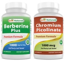 Best Naturals Berberine Plus 1000mg & Χρώμιο Picolinate 1000mcg
