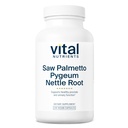 Vital Nutrients Saw Palmetto με Pygeum & Nettle Root - Vegan Saw Palmetto για άνδρες υποστηρίζει υγιή Prostate λειτουργία* - Γλουτένη, γαλακτοκομικά, χωρίς σόγια - 120 κάψουλες