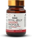 Bee and You Royal Jelly with Ginseng Tablet, Propolis Extract, 60ct, 100% Natural Superfood, Ultra Pure, ανοσοποιητικό συμπλήρωμα υποστήριξης, Αντιοξειδωτικά, Κέτο, Παλαιό, Χωρίς γλουτένη