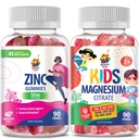 SUNNY SAM Zinc Gummies for Adults & Magnesium Gummies for Kids & Adults - 100mg - Calm Magnesium Chews