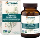 Himalaya Organic Shatavari - Promotes Hormone Balance for Women and Menstrual Cramp Relief - USDA Organic, Vegan, Gluten Free, 1300 mg, 60 Caplets