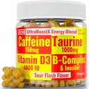 SHIZAM Taurine 1000mg Caffeine 150mg Energy Gummies w D-3 B-12 B Complex Inositol, Gel Gel Βιταμίνες Βιταμίνες Ποτά Κάψουλες Ποτό Σφηνάκια Τσίχλες σκόνη Alt, Running Runners συμπλήρωμα Συμπληρώματα