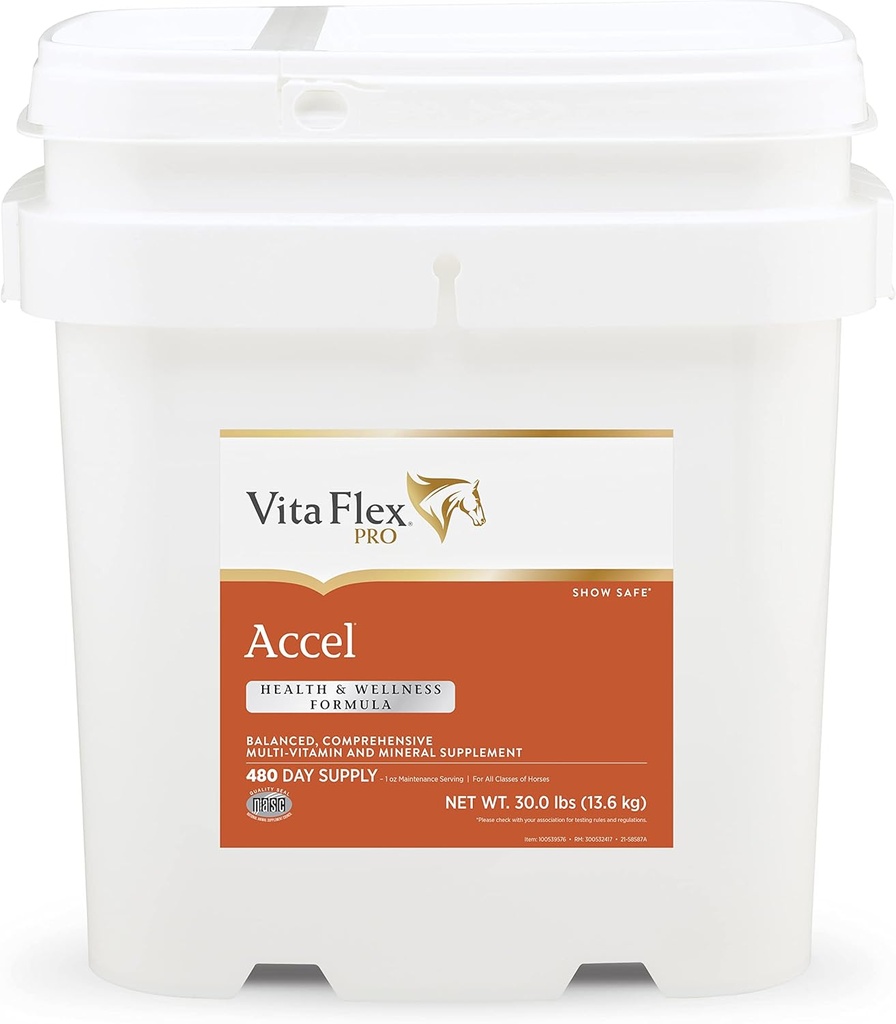 Vita Flex Pro Accel Health & Wellness Formula, συμπλήρωμα αλόγου, 30 Λίρες, 480-Ημέρες προσφοράς