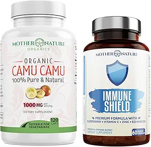 Μητρική Φύση Βιολογικά Superfoods for Organic Living Ανοσία Duo