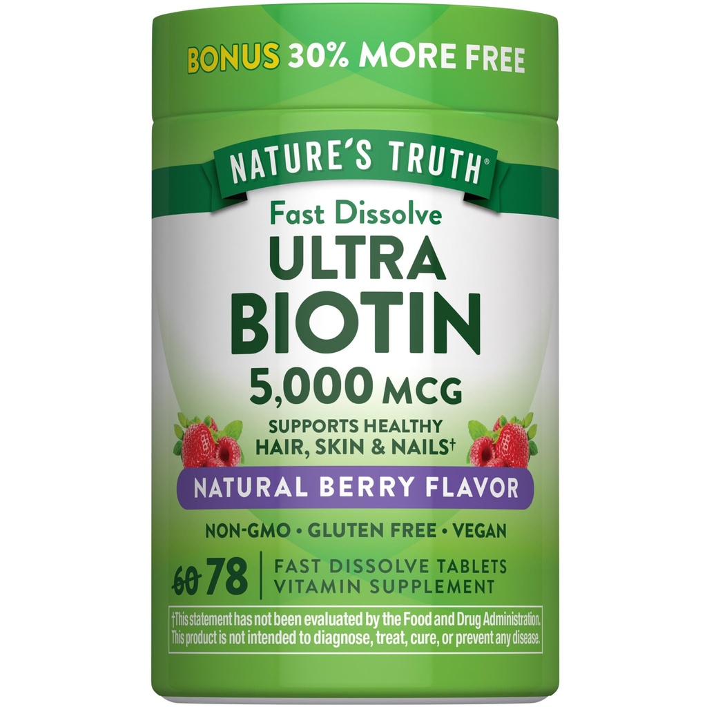 Nature's Truth Biotin 5000mcg 