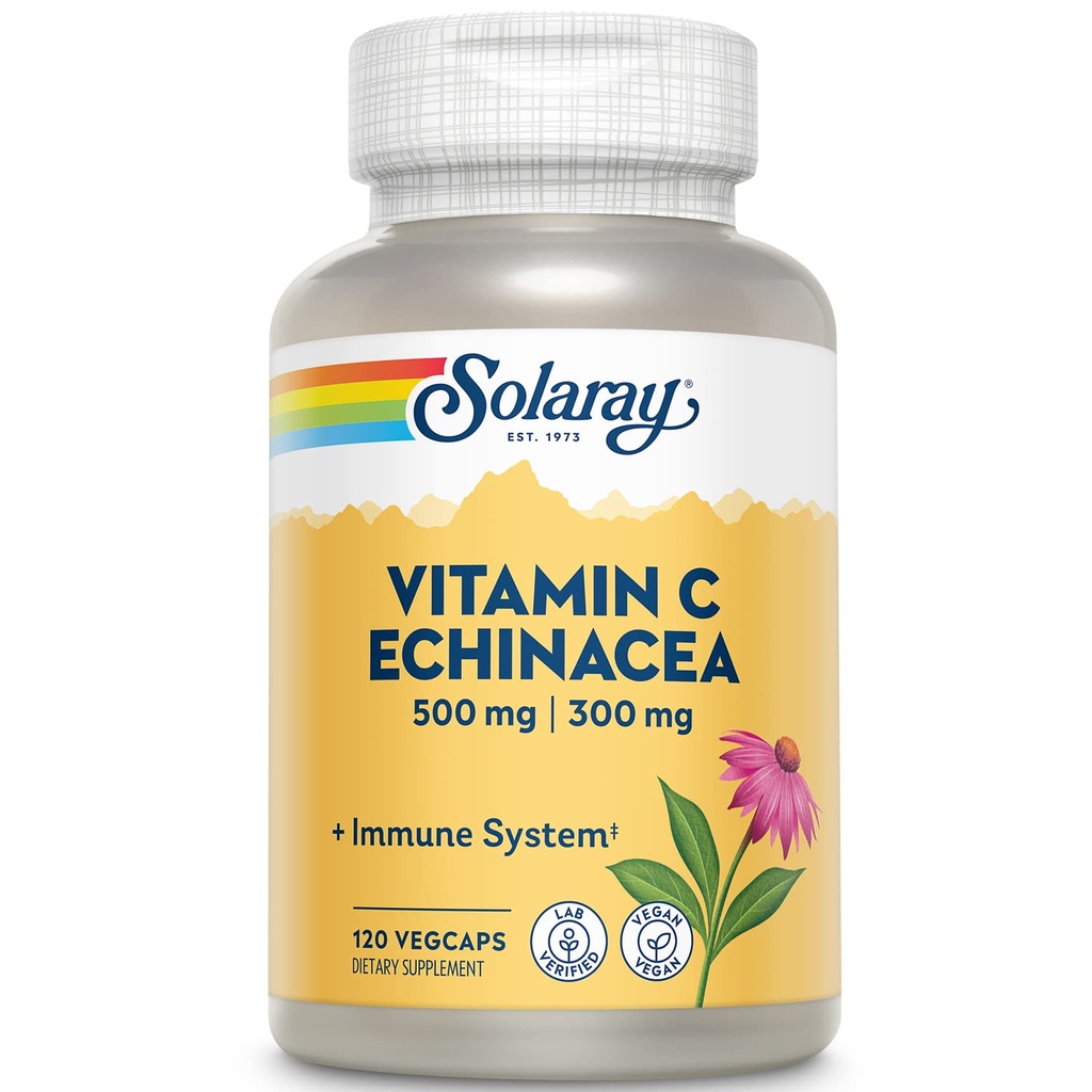 SOLARAY Vitamin C & Echinacea Root 