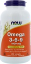 NOW Τρόφιμα 2 Συσκευασία Ωμέγα 3-6-9, 1000 mg, 250 Softgels