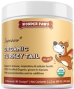 Wonder Paws Organic Turkey Tail Mushroom for Dogs – Ισχυρή ουρά Τουρκίας για τα σκυλιά Mushroom Powder για την Ανοσία, το αναπνευστικό, την Διέγερση & την Κυτταρική Υγεία– με Beta Glucans & Πολυσακχαρίτες- 2,12 oz