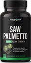 Natgrown Saw Palmetto για άνδρες 500mg – Prostate Health Supplement with DHT Blocker for Hair Loss & Urinary Flow – 120 Vegan Capsules – Μη ΓΤΟ, Χωρίς γλουτένη