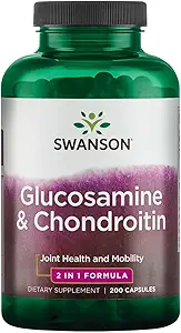 Swanson Glucosamine & Chondroitin Combo 500/250 Milligrams 200 Capsules