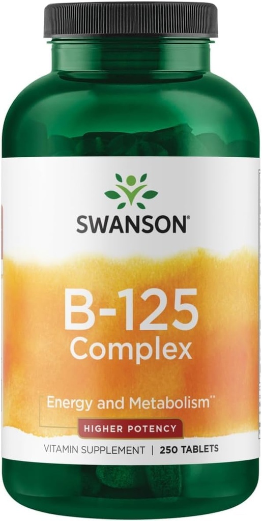 Swanson Βιταμίνη B-125 Complex 250 Tabs