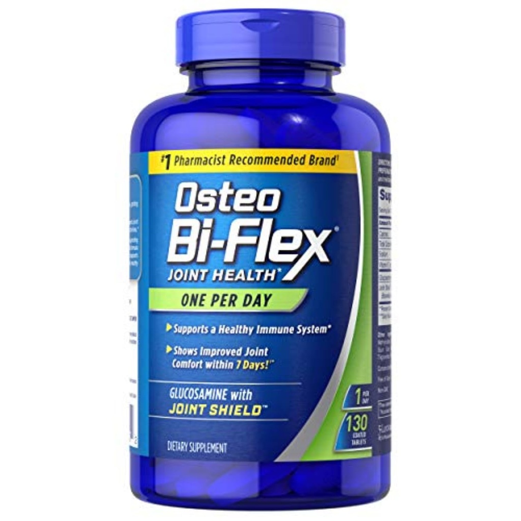 Osteo Bi-Flex Γλυκοζαμίνη με βιταμίνη D, Μία ανά ημέρα από Osteo Bi-flex, Κοινή Υγεία,130 Επικαλυμμένα δισκία, 130 κόμης