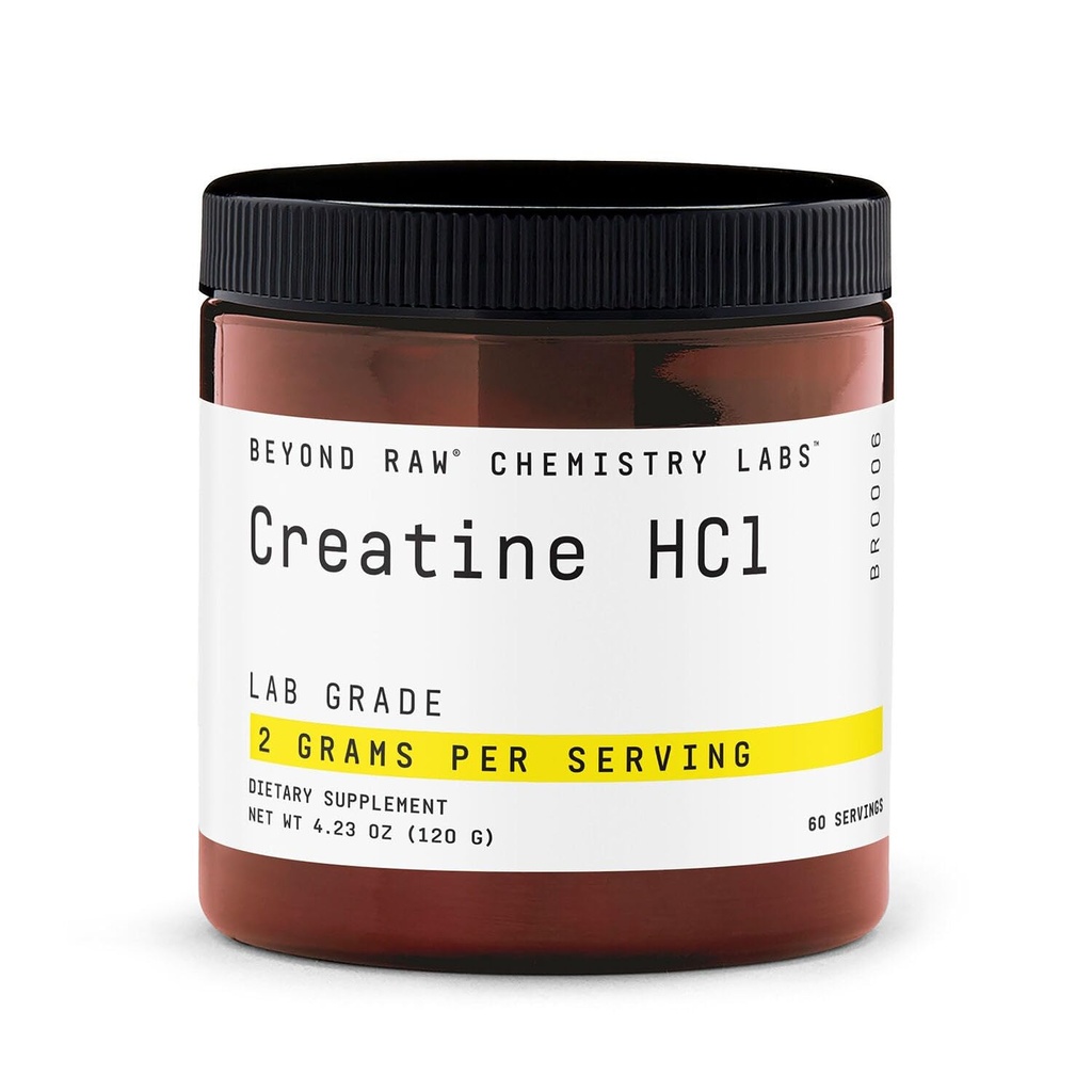 BEYOND RAW Πλαστική σκόνη HCl, Επιστήμη Backed, Βαθμός εργαστηρίου, Δημιουργία για γυναίκες & άνδρες, μυϊκή δύναμη, παραγωγή ενέργειας, αθλητική απόδοση, Γνωστική υποστήριξη, Κυτταρική ενυδάτωση, 60 εξυπηρετήσεις