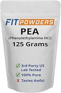 Beta Phenylethylamine HCl Pea Pee Powder (Φαιναιθυλαμίνη), Phenylethylamine Powder for Serotonin, Dopamine, and Energy Boost