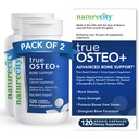 NatureCity True-Osteo+ Υποστήριξη των οστών με Ashwagandha – για τη δύναμη και την πυκνότητα – Φυτοβασισμένο ασβέστιο με οργανική άλγηCal, μαγνήσιο, βιταμίνη D3, K2, Silicon & Stress Υποστήριξη 