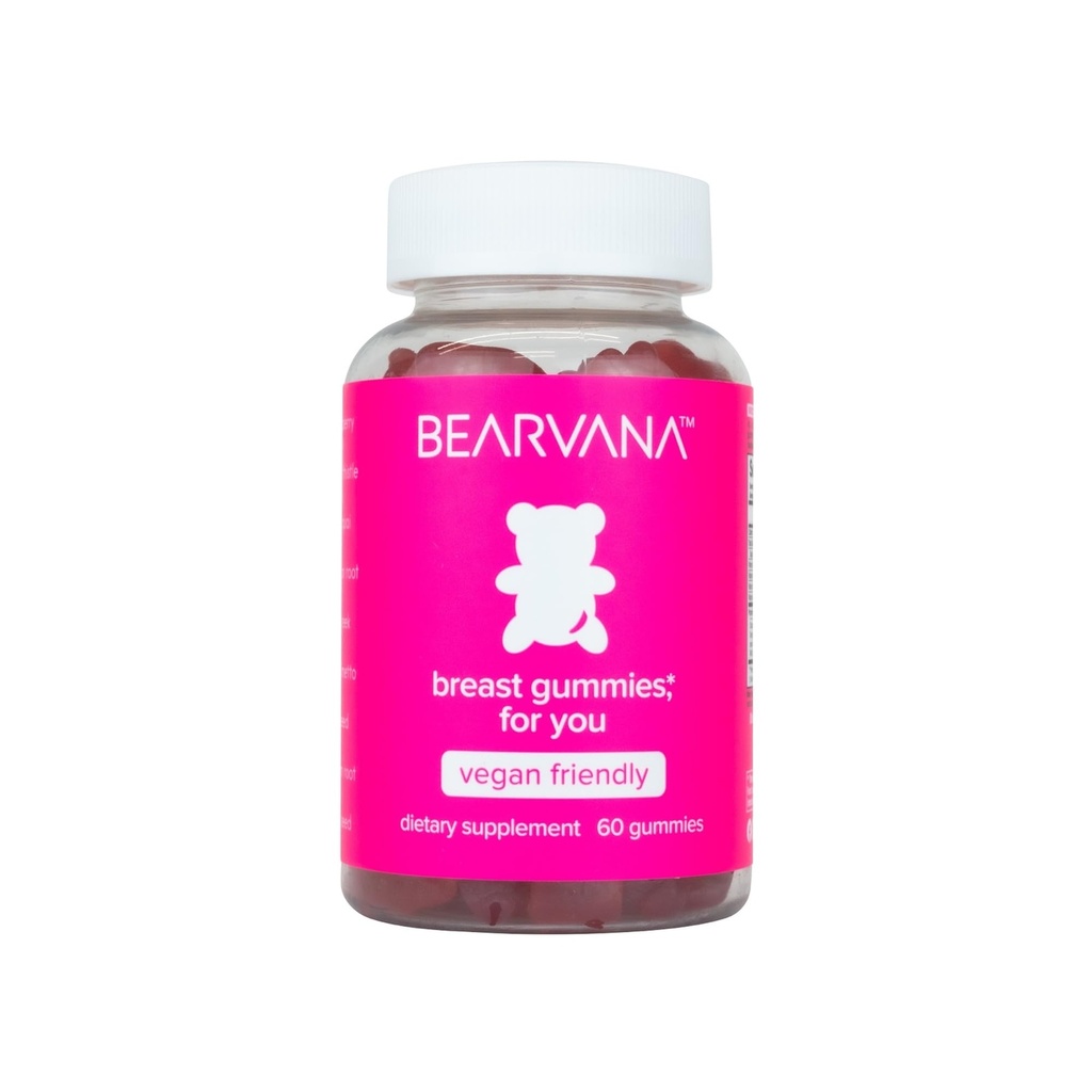 BEARVANA Women's Multivitamin Gummies Top Support - Includes Herbal Extracts & Essential Vitamins - Berry Flavor - 60 Gummies