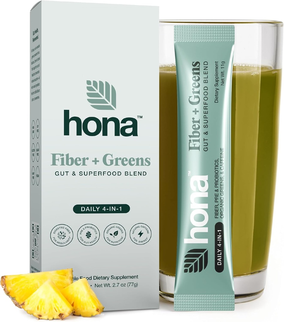 Gut & Superfood Blend, Πράσινοι σκόνη με προβιοτικά, Προβιοτικά, Ίνες & Φυσική καφεΐνη, Χωρίς γλουτένη, Χωρίς ζάχαρη, Χωρίς γαλακτοκομικά, Vegan, Μη GMO Πράσινα Superfood σκόνη (7)