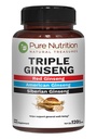 Pure Nutrition Triple Ginseng 650mg  Μη ΓΤΟ
