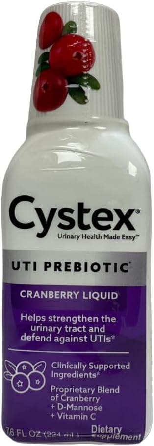 Cystex Liquid Cranberry Complex Supplement - 7,6 oz. (3 Pack)