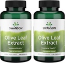 Swanson Olive Leaf Extract Κάψουλες με 20% Oleuropein - (120 Κάψουλες, 500mg Καθένα) 2 Φιάλες