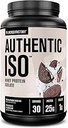 Jacked Factory Authentic ISO Grass Fed Whey Protein Isolate Powder - Χαμηλό υδατάνθρακες, πρωτεΐνη οικοδόμησης μυών μη ΓΤΟ w/No Fillers, Post Process Recovery, Cookies & Cream
