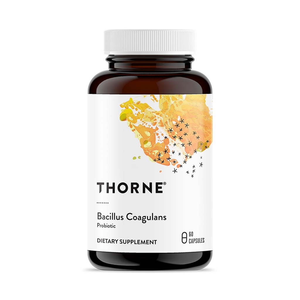THORNE - Bacillus Coagulans Probiotic - Ράφι σταθερό προβιοτικό συμπλήρωμα για την προώθηση της υγείας GI* - 60 κάψουλες