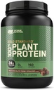 Optimum Nutrition Gold Standard 100% Plant Based Protein Powder, Gluten Free, Vegan Protein for Muscle Support and Recovery with Amino Acids - Rich Chocolate Fudge, 20 Servings (Packaging May Vary)