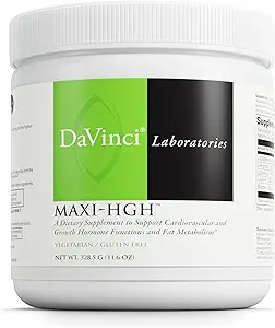 DAVINCI Labs Maxi-HGH - Amino Acid συμπλήρωμα για την υποστήριξη Καρδιαγγειακό Σύστημα, αποκατάσταση μυών, απελευθέρωση ορμονών ανθρώπινης ανάπτυξης και λιπώδης μεταβολισμός * - Χωρίς γλουτένη - χορτοφαγικά - 328.5 g Κόνις